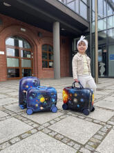 Cosmoss Suitcase Ride On Art.BC-KOS-004 3-in-1 suitcase on wheels