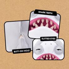 Fuggler Jaws 22 cm litsentseeritud plush mänguasi firmalt ZURU - naljakas kole koletise kaisuloom, hirmutav kollektsiooniobjekt lastele, teismelistele, teismelistele ja täiskasvanutele