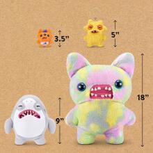 Fuggler Jaws 22 cm litsentseeritud plush mänguasi firmalt ZURU - naljakas kole koletise kaisuloom, hirmutav kollektsiooniobjekt lastele, teismelistele, teismelistele ja täiskasvanutele