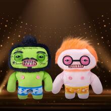 Fuggler Fugg Stars 23cm plush mänguasi (Rhymer Mcslimer) firmalt ZURU - naljakas kole koletislik kaisuloom inimhammastega, kogutav plush mänguasi lastele, teismelistele, teismelistele, täiska