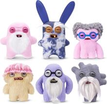 Fuggler Old Fogies 22 cm plush mänguasi (Mr Needles) firmalt ZURU - naljakas kole koletislik kaisuloom inimhammastega, hull kollektsiooniobjekt lastele, teismelistele