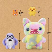 Fuggler Old Fogies 22 cm plush mänguasi (Mr Needles) firmalt ZURU - naljakas kole koletislik kaisuloom inimhammastega, hull kollektsiooniobjekt lastele, teismelistele