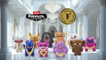 Fuggler Gold Fuggs 22 cm plush mänguasi (Ahne Grinner - Püksid) firmalt ZURU - naljakas kole koletislik kaisuloom inimkujuliste hammastega, hull kollektsiooniobjekt lastele, teismelistele
