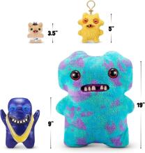 Fuggler Gold Fuggs 22 cm plush mänguasi (Shameless Goof - Mankini) firmalt ZURU - naljakas kole koletislik kaisuloom inimkujuliste hammastega, hull kollektsioonio