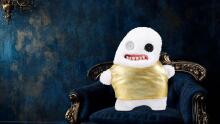 Fuggler Gold Fuggs 22 cm plush mänguasi (Splodge - Toppi) firmalt ZURU - naljakas kole koletislik kaisuloom inimkujuliste hammastega, hull kollektsioonio