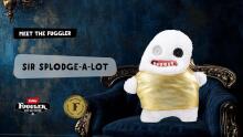 Fuggler Gold Fuggs 22 cm plush mänguasi (Splodge - Toppi) firmalt ZURU - naljakas kole koletislik kaisuloom inimkujuliste hammastega, hull kollektsioonio