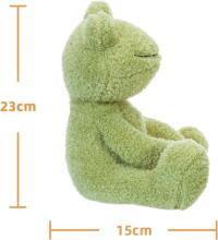 Apricot Lamb - Kaisukonn 23cm Plüüsist sametist pehme nunnu, ideaalne lastele, roheline konn
