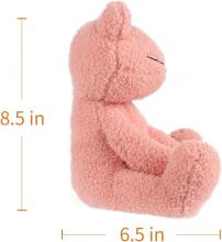 Apricot Lamb - Cuddly Toy Frog 23cm Plush Velvet Soft Cuddly Perfect for Kids Pink Frog
