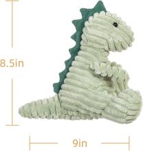 Apricot Lamb - Dinosauruse Kaisumänguasi 22cm - Palus Mänguasi Lastele ja Beebidele - Kohev Täidetud Dino Kaisumänguasi