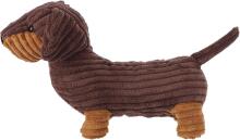 Apricot Lamb - Kaisukaru Henry Taksikoer 34 cm - Pehme Koerakingitus Lastele (pruun)