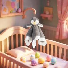 Apricot Lamb - Kaisutekk - Pehme Plüss Mugavusmänguasi Beebidele - Pehme Pingviin - 35 cm