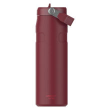 Termospudel k&otilde;rrega The IceFlow Bottle Flip Straw 2.0 0.71L tumepunane