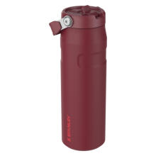 Termospudel k&otilde;rrega The IceFlow Bottle Flip Straw 2.0 0.71L tumepunane