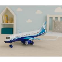 Metal airplane 23 cm (84570)