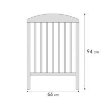 La Bebe™ Kids Wood Cot Sosna Art.279424 Natural Laste puidust võrevoodi 120x60 cm