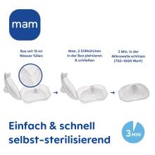Mam Nipple Shield Art.279939 Silicone nipple shields M size 1 pcs/ box