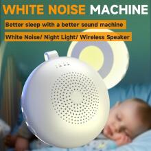 Baby Basic Noise Accessories Baby Sound Machine Art.279968 White Portable sound machine with cord and sound effects