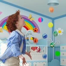 Kidsworld Ball Art.280240 Kummipall 1 tk (2.5 cm)