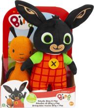 Bing ToyS and Flop Art.BNG43000  Kvaliteetne pehme plüüsist mänguasi Bing, 25 cm + Flop 19 cm