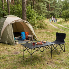 Kokkupandav turistiklaar 95x55 cm must MultiGarden
