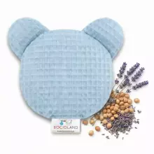 Bocialand Hot Water Bear Waffle Art.BL261 Soojendav padi, mis on täidetud kirsikivide ja lavendliga