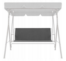 Z-HOME, 110 × 90 cm, Art.23207D, replacement garden swing seat cover, waterproof base material