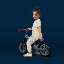 Aga Design Qplay Racer Art.281262 Grey Laste jooksuratas metallraami ja täispuhutavate ratastega