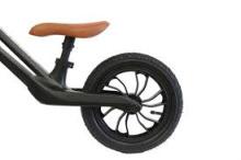 Aga Design Qplay Racer Art.281263 Black  Laste jooksuratas metallraami ja täispuhutavate ratastega