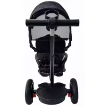 Bebe Basic Schumacher Kid  Air Trike Art.281266 Black Laste kolmerattaline lenkstangiga, katuse ja täispuhutavate ratastega