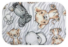 Mähkmed - 24953 - FLANELLTRÜKK - EGA - SAFARI - HALL - suurus 70x80 cm