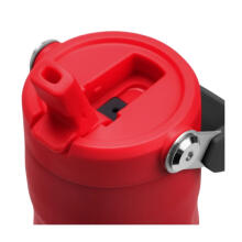 Termospudel k&otilde;rrega The IceFlow Bottle Flip Straw 2.0 0.47L tumepunane