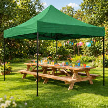 Automaatne pop-up aiapaviljon, telk 3x3 m, roheline, MultiGarden