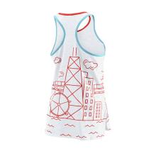 W CHI COTTON TANK Valge heather