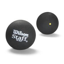 WILSON squash balls STAFF Pack of 2 - yellow dot