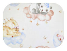 Mähkmed - 24847 - FLANELLTRÜKK - EGA - MAGAVAD LOOMAD - suurus 70x80 cm