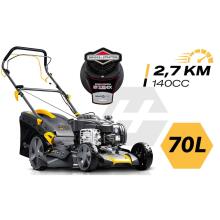 Bensiini muruniiduk sõiduga 46 cm multšimisega 70 l 140cc + õli Humberg HM-604