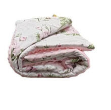 Tekik - 664- täidisega - MINKY / PUUVILL - suurus 75x90 - ROOSA