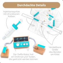 Bebe Basic Deluxe Wooden Doctor Set  Art.283923 Mängukomplekti tarvikud vaprale arstile