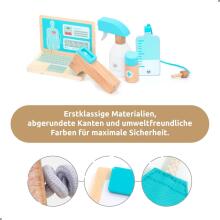 Bebe Basic Deluxe Wooden Doctor Set  Art.283923 Mängukomplekti tarvikud vaprale arstile
