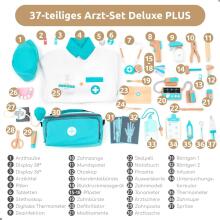 Bebe Basic Deluxe Wooden Doctor Set  Art.283923 Mängukomplekti tarvikud vaprale arstile