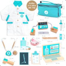 Bebe Basic Deluxe Wooden Doctor Set  Art.283923 Mängukomplekti tarvikud vaprale arstile