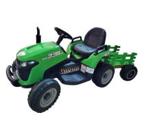 Aku Traktor - 12V - BBH-030 - TRAKTOR koos KÄRUGA - ROHELINE
