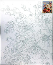 Numbrite järgi maalimine - 45933 - Lilled - suurus 40x50 cm