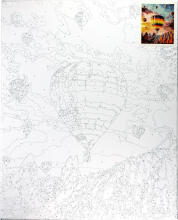 Numbrite maalimine - 45575 - KÕHUPALLID - suurus 40x50 cm