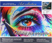 Numbrite järgi maalimine - 45674 - MÄGED - suurus 40x50 cm