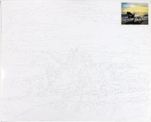 Numbrite järgi maalimine - 50654 - HOBUSED - suurus 40x50 cm