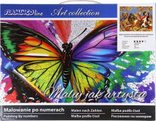 Numbrite järgi maalimine - 50937 - KOERAD - suurus 40x30 cm