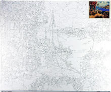 Numbrite järgi maalimine - 45834 - BAY - suurus 40x50 cm