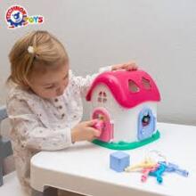 Technok House Art.6740 Hariv kujundite sorteerimise maja koos kujukestega
