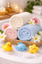 Bebe Basic Cotton Baby Towel  Art.285888 Black  Puuvillane froteerätik 30x30 cm (100% puuvill)